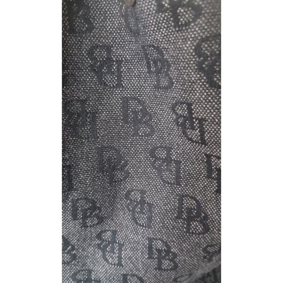 Dooney & Bourke Vintage Signature Collection Bucket purse/bag black gray. - Picture 9 of 11